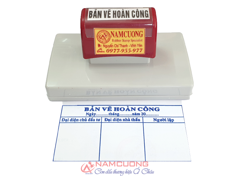 Khắc dấu hoàn công